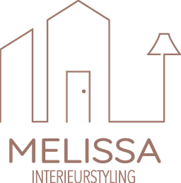 Logo van Melissa Interieurstyling in bruin